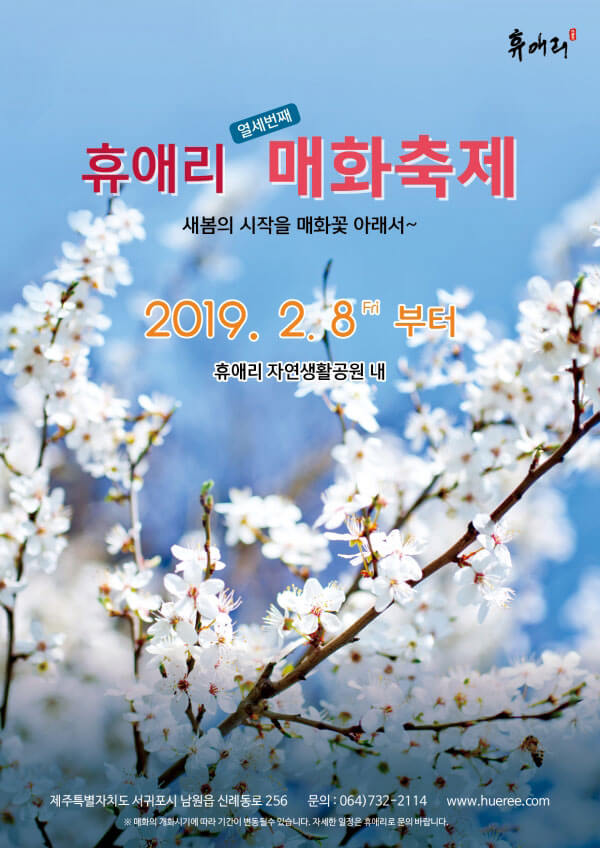 제주 휴애리 매화축제