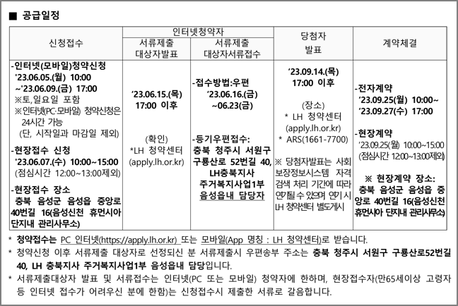 청약일정